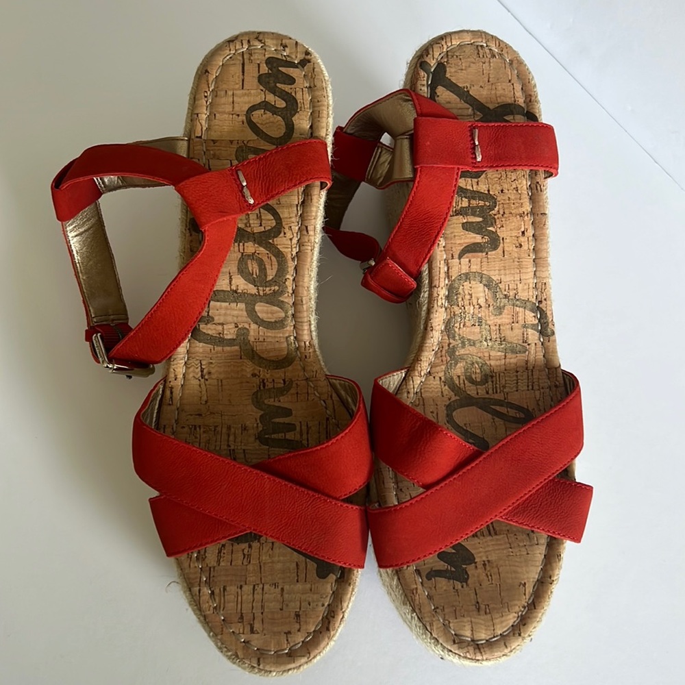 Size 12 Sam Endelman espadrille wedges